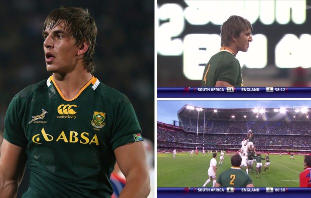 Watch: A 21-year-old Eben Etzebeth Makes His Test Debut Against England 