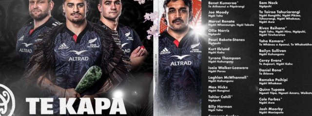 Maori All Blacks squad announced for Japan 2024