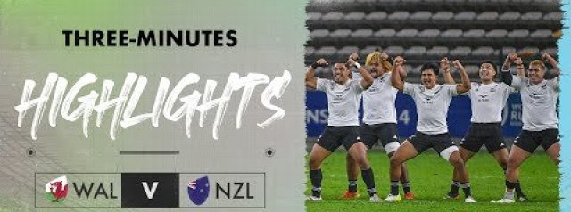 u20 Highlights | Wales v New Zealand
