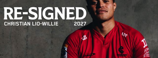 Christian Lio-WIllie Renews Crusaders Contract