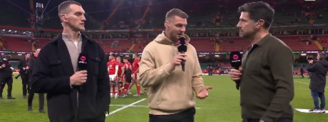 Sam Warburton reacts after Wales loss... 