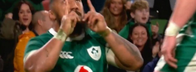 WATCH: Bundee Aki gets on the board