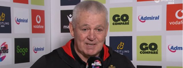 Wales head coach Warren Gatland praises his side's effort against the double world champions