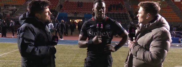 Maro Itoje reflects on Saracens' win this afternoon